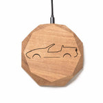 Lade das Bild in den Galerie-Viewer, Wireless Charger QI BMW Z1 Design (Gravur) [Eiche] Holz
